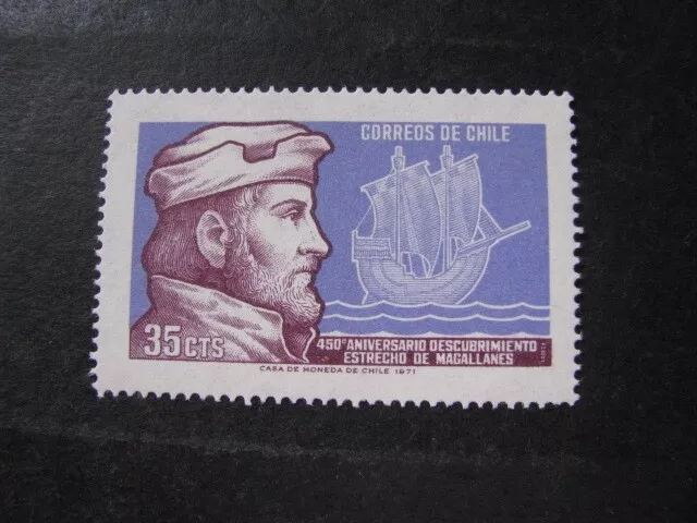 Chile Stamp Issue Complete Scott # 405 Never Hinged Unused
