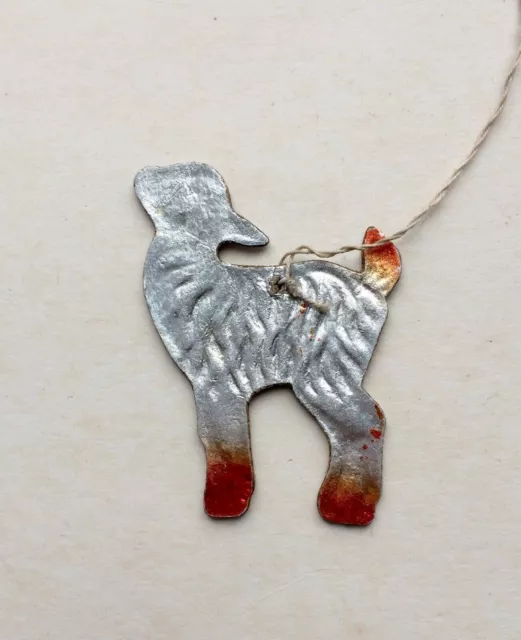 Goat Goatling Yeanling, ornamento natalizio in cartone vintage, cartone di...