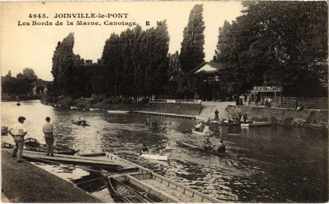 CPA AK Joinville le Pont Les Bords de la Marne, Canotage FRANCE (1283468)