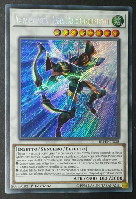 VESPABATTAGLIA HAMA ARCO CONQUISTATORE Segreta in Italiano BLHR-IT038 YUGIOH