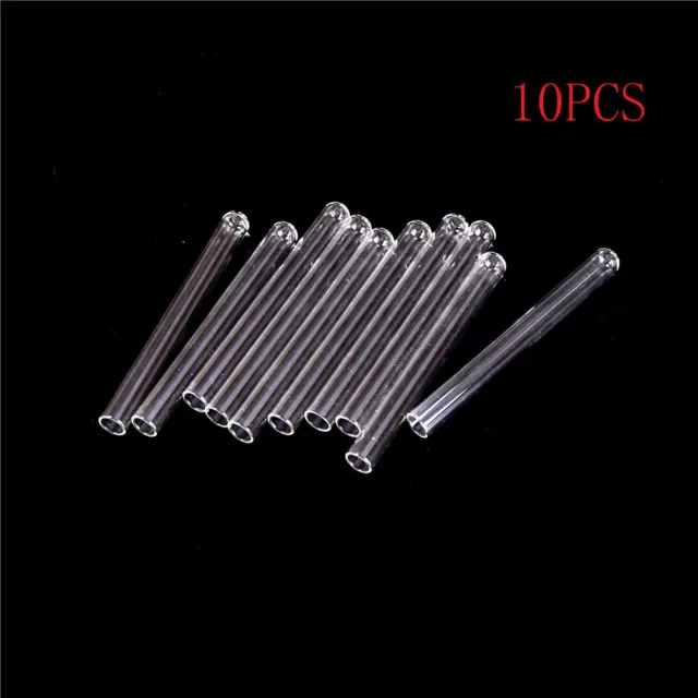 10Pc 100mm Pyrex Glass Blowing Tubes 4 Inch Long Thick Wall Test Tube