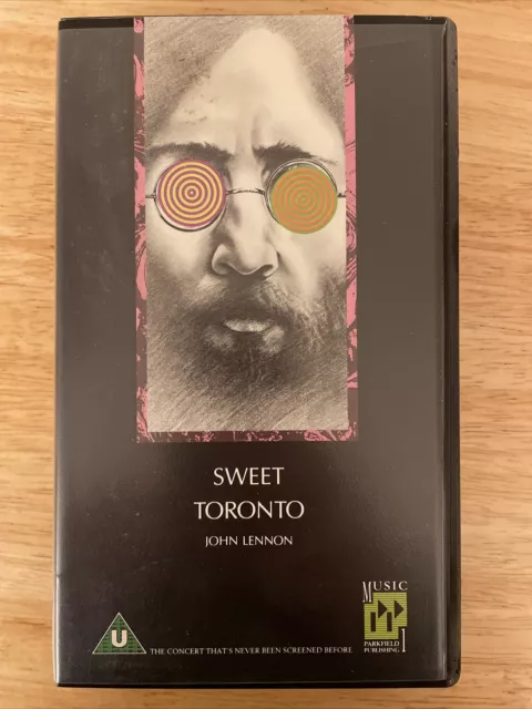 JOHN LENNON - SWEET TORONTO - VHS da collezione