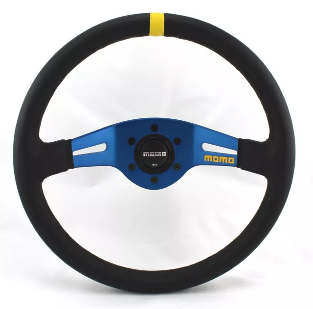 Momo Wildleder Sportlenkrad Modell MOD. 03 350mm schwarz black steering wheel ..