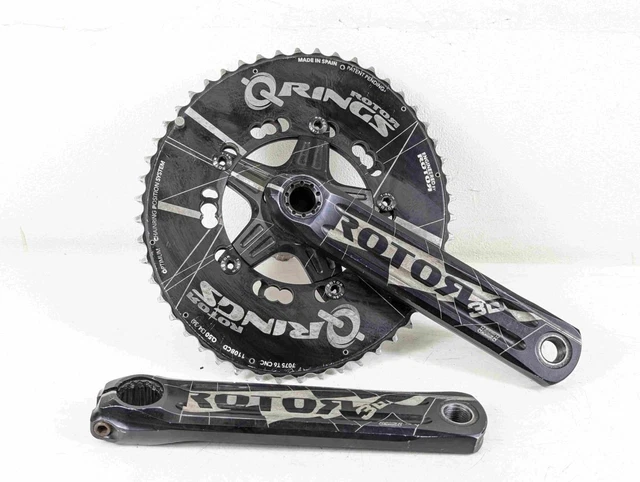 rotor 3d q-rings 50-34t 170mm 24mm軸 美品