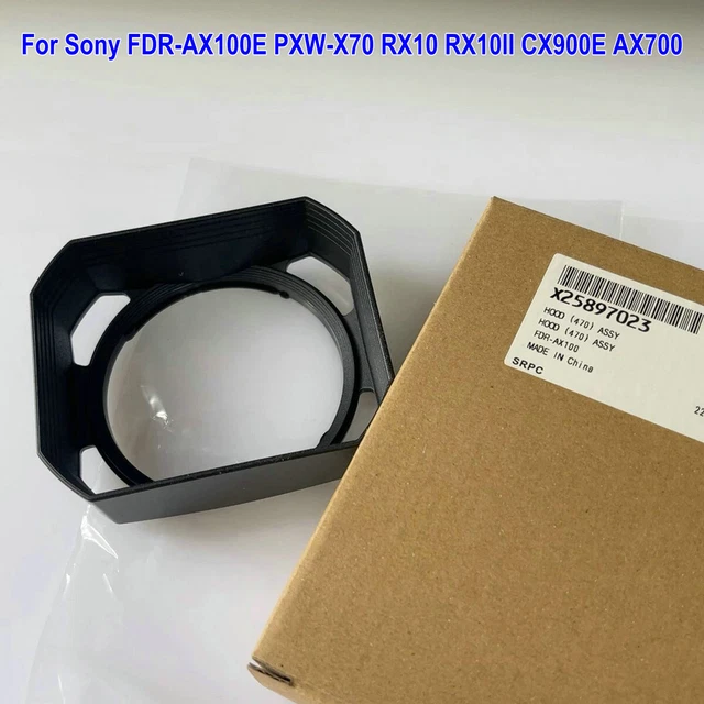 Genuine Sony Lens Hood For HDR-CX900 / CX900 Camcorder - New Original Sony X-258-9702-1 - View #6
