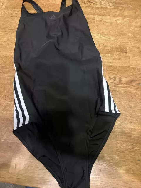 Costume da nuoto Adidas Fit 3 tre righe bambino/junior costume da bagno nuovo con etichette