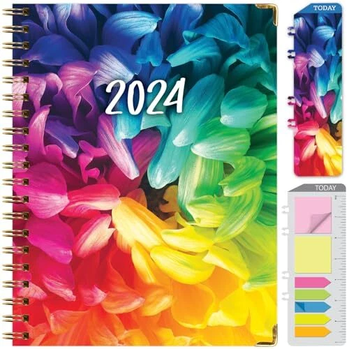 HARDCOVER 2024 PLANNER (November 2023 Through December 2024) 8.5"x11