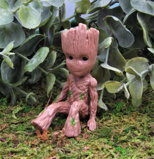 Miniature Fairy Garden Sitting Groot Figurine - Buy 3 Save $5