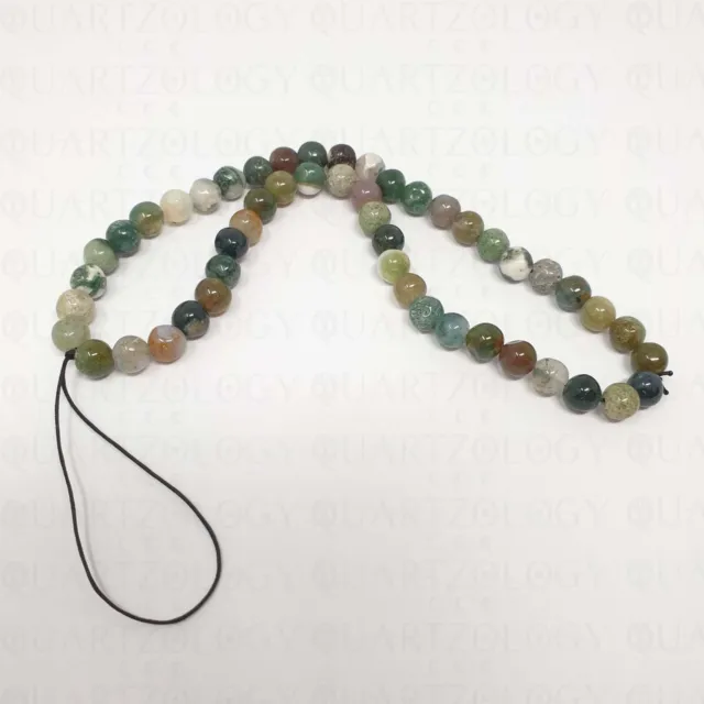 Phone Lanyard Mobile Strap Chain Healing Crystal Stone Beads Indian Agate UK