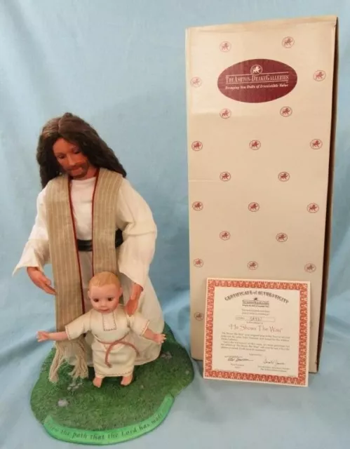 Ashton Drake Porcelain "He Shows The Way" Jesus "Trust In The Lord Collection"