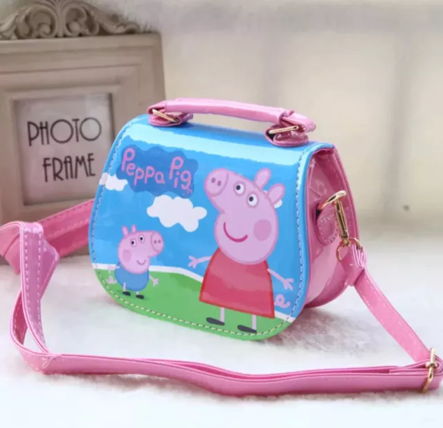 Kids/Girls Toddler Princess Handbag Shoulder Bag Peppa Pig FrozenCrossbody Purse 2