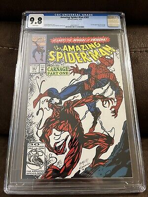 1992 Amazing Spider-Man #361 CGC 9.8 NM-M! White Pages! 1st Appearance Carnage!