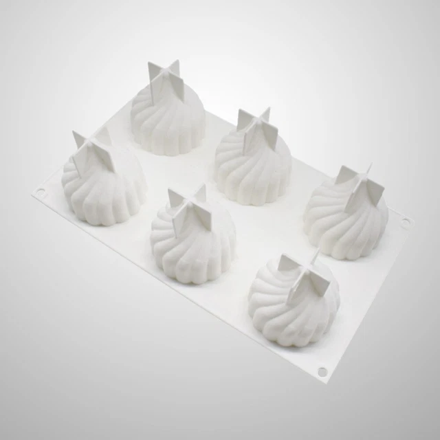 Yolistar 3 Stampi In Silicone Da 9 Fori Per Madeleine, Cioccolato E Mousse - Antiaderente