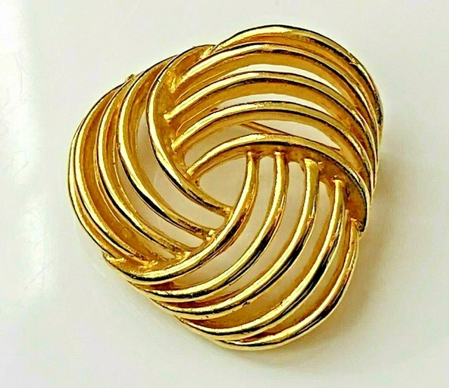 Petite Broche Vintage Dorée - Longueur 2.8 Cm - État Neuf Sans Emballage - Fabriqué En France
