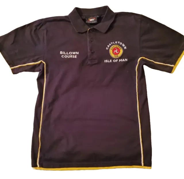 Isle Of Man Southern 100 Billown Castletown Polo Shirt M Used