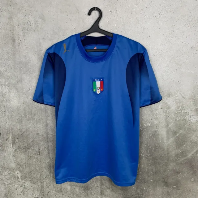 Italy National Team 2006 Home Football Shirt Puma Jersey Size L