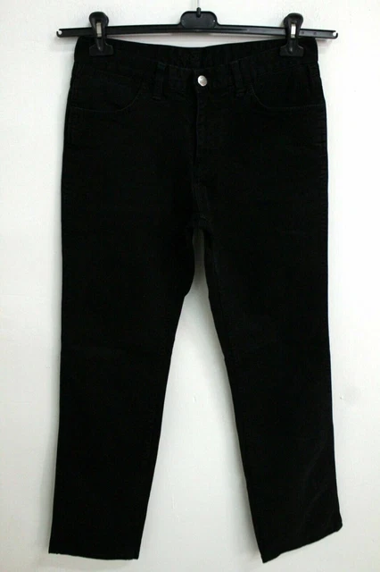 Lacoste Jeans Femme Taille 42 Pantalon Noir Coton Denim Pantalon Logo Femme