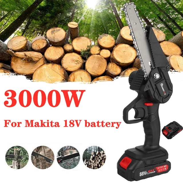6” ZOLL AKKUKETTENSÄGE 3000W Mini Handkettensäge Motorsäge Baumsäge
