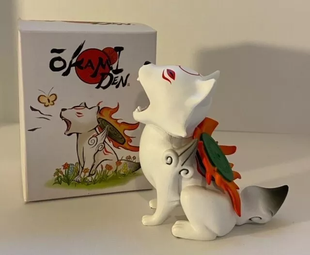 Okamiden Chibiterasu Wolf Vinyl Figure NIB Loot Gaming Crate Exclusive  Okami Den