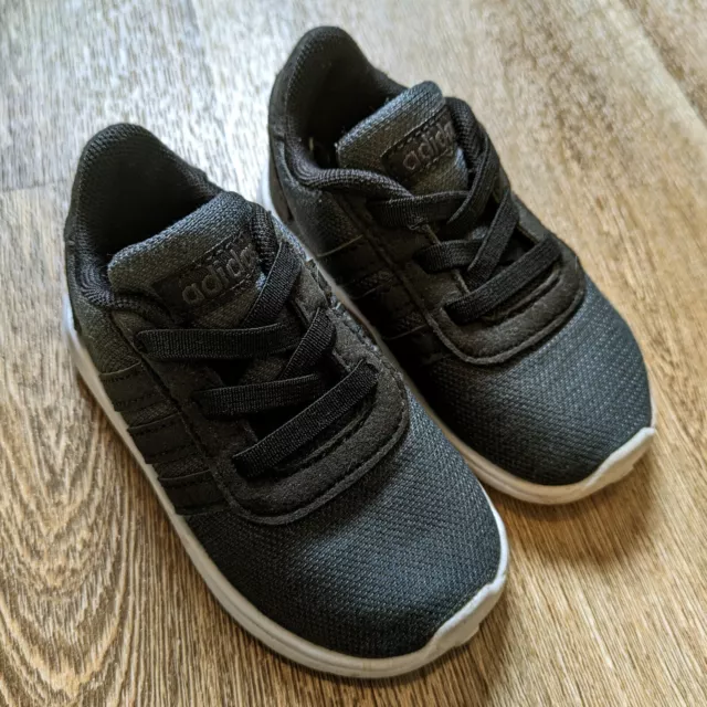 Baby Boys Size UK 4 Adidas Lite Racer Trainers