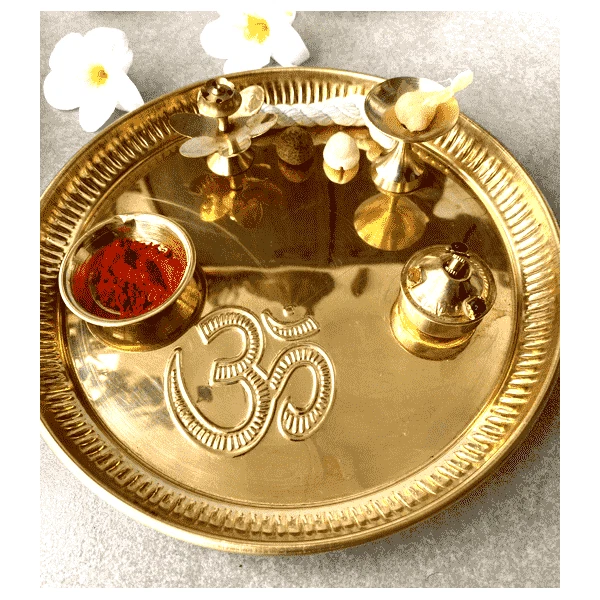 Estationeryhouse Indian Pooja Thali Set Mit 6 Stück Diwali Festival