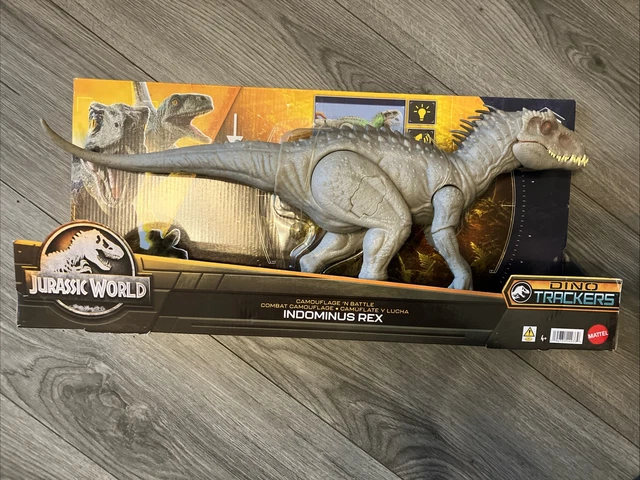 Jurassic World Dino Trackers Action Figura Camouflage 'n Battle Indominus Rex Mattel