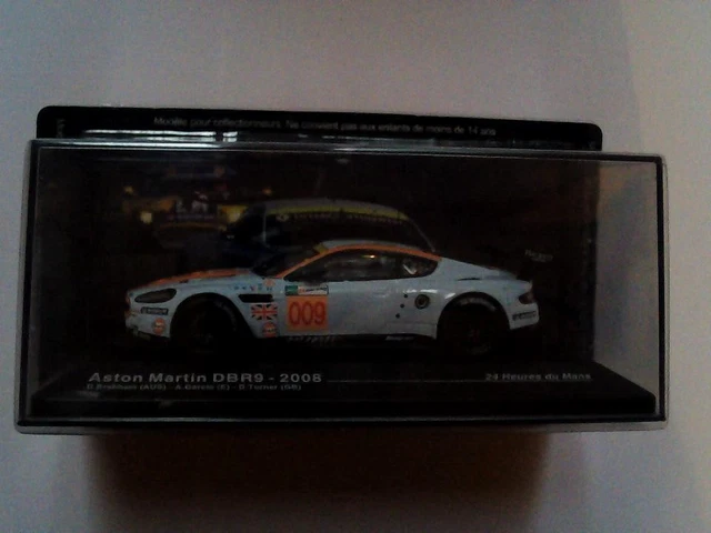 Ixo 1:43 Aston Martin DBR9 #009 gagnant LMGT1 24h LeMans 2008 Aston Martin Racing LMM150 modèle