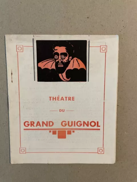 Programme Théâtre du Grand Guignol - TBE