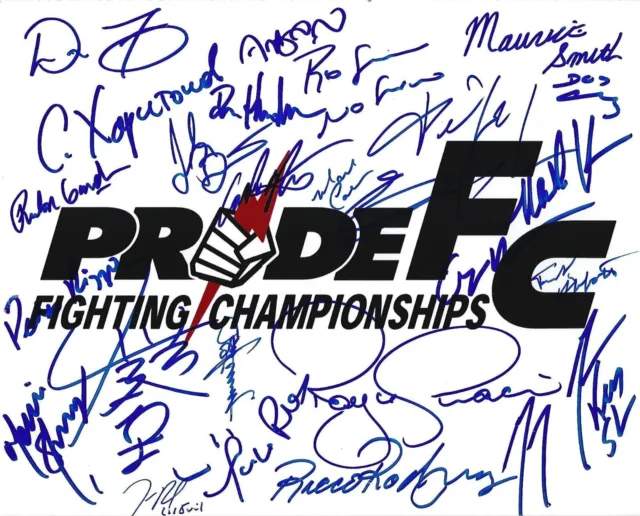 Kazushi Sakuraba Fedor Emelianenko Don Frye + Signed Pride FC 8x10 Photo BAS COA