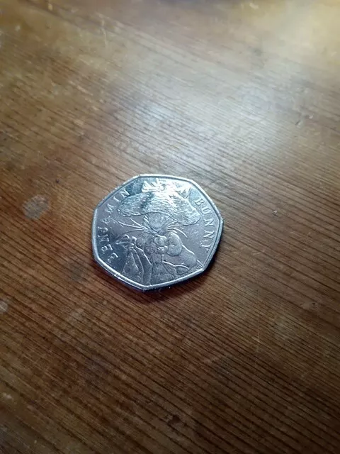 Rare Benjamin Bunny 50p 2017 Coin