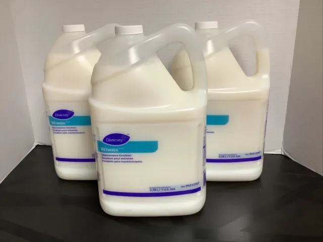 3 gallons Diversey Wiwax 94512767 Maintenance Emulsion