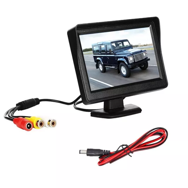 Installation facile 5 0 pouces TFT LCD écran d'inversion de voiture pour vision