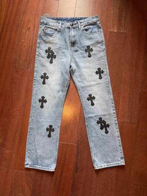 chrome hearts jeans black