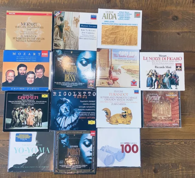 Huge Collection Box Set Lot Classical CD Music Orchestra Mozart Opera Bach Verdi