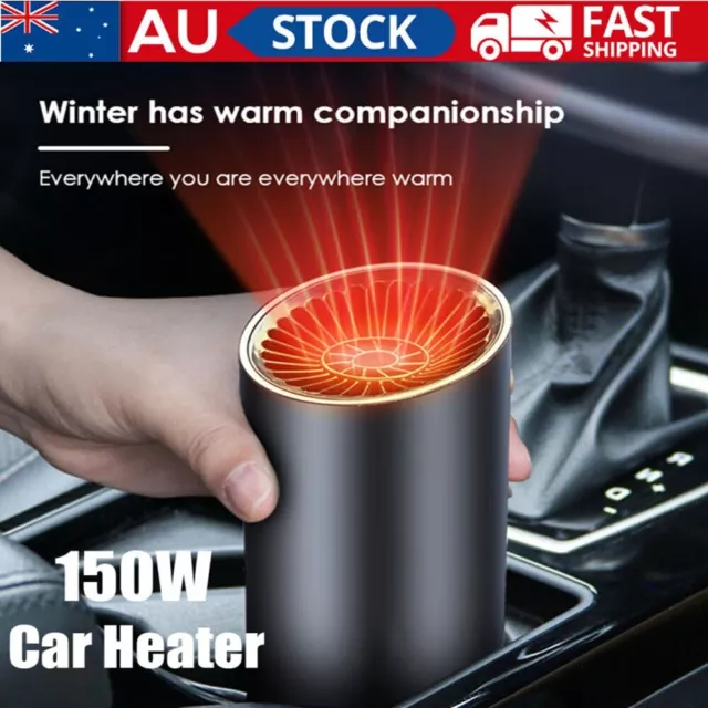 12V 150W DC Portable Electric Car Heater Heating Fan Defogger Defroster Demister