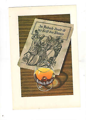 vintage adverts historische Reklame Asbach ASBACH URALT --- 40er 60er Jahre 