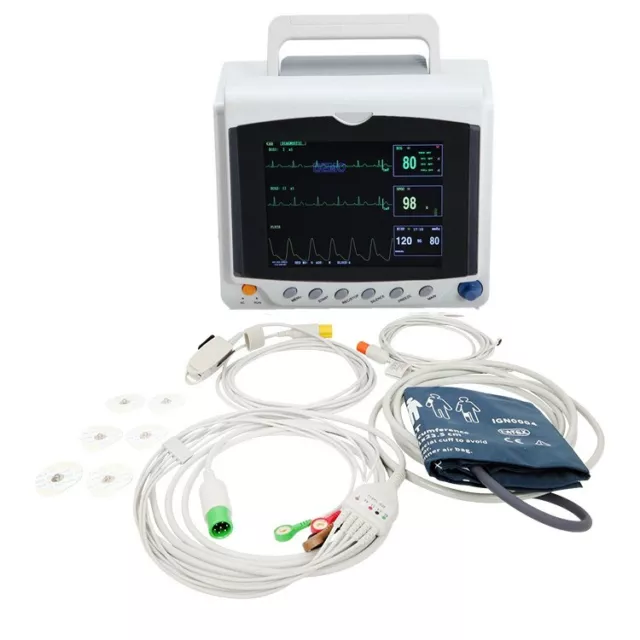 Le moniteur du patient contient une température ECG NIBP REP SPO2 PR 2