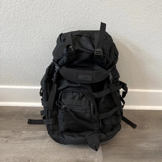 HIGHLAND TACTICAL HLBP112BK Black Spectro Molle bing Backpack