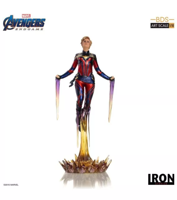 Marvel: Captain Marvel - Avengers Endgame - BDS Scale Statue 1/10 - Iron Studios