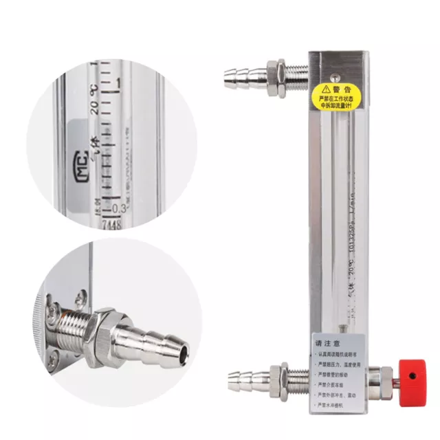 High Precision Portable Digital Gas Air Water Rotameter Flowmeter Flow Meter NEW