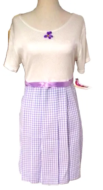 Emily West Dressy Lilac Vintage Size 16 adult or teen big kid purple lavender M