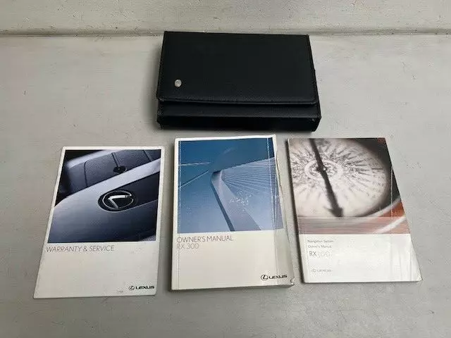 Lexus Rx300 Owners Manual Handbook Service Book And Wallet Print 2005