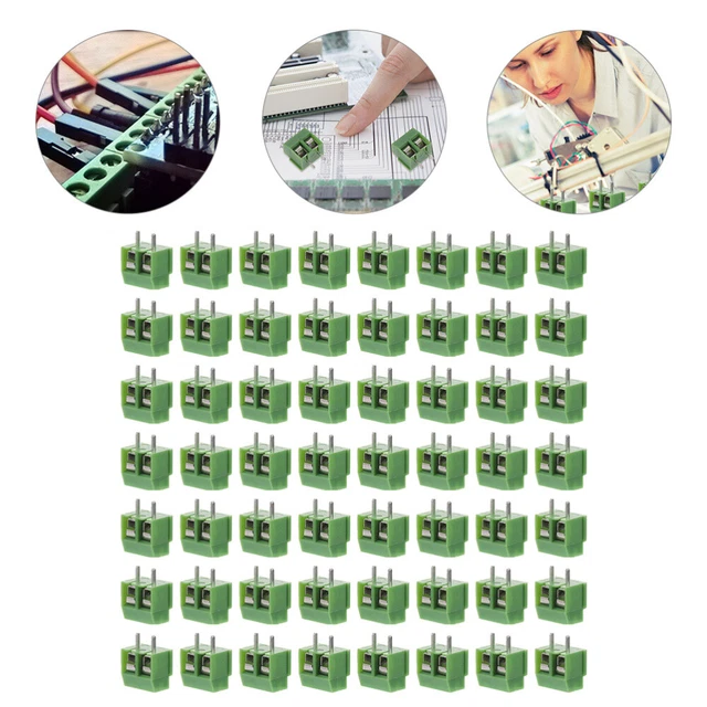 80 PCS SCREW Type Quick Connect Terminal 1 2 3 Block Terminals Circuit