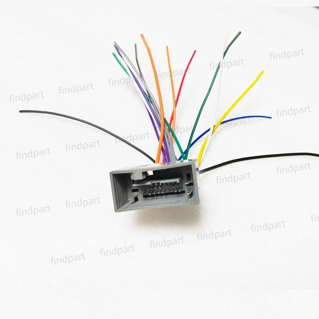 Car Stereo CD DVD Player Wiring Harness Wire Adapter For Honda Atermarket Radio