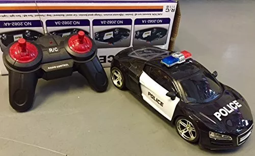 Remote Control Car Police Car Ferrari Audi Bmw Flashing Lights