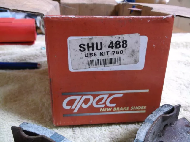 Ford Escort/Orion Rear Brake Shoes Apec Shu488