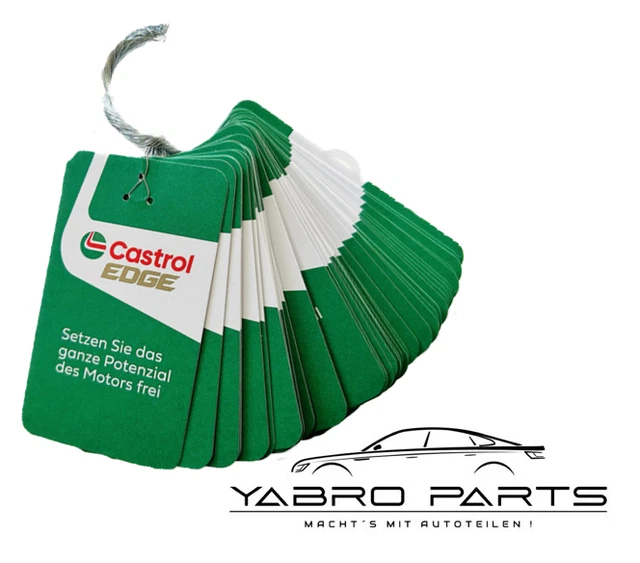 100x Castrol Ölzettel – Beschreibbare Anhänger  Produktbild-Vorschau 7