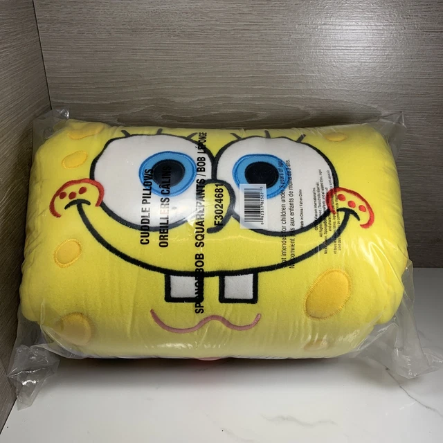 NEW SPONGEBOB SQUAREPANTS Large 20” Plush Cuddle Pillow Jumbo
