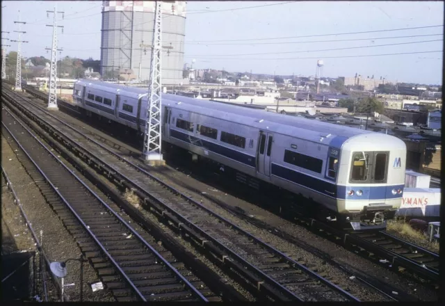 LIRR LONG ISLAND RAIL ROAD M1s #9001-9002 - NUMERO UNO - 1968 JAMAICA QUEENS NY