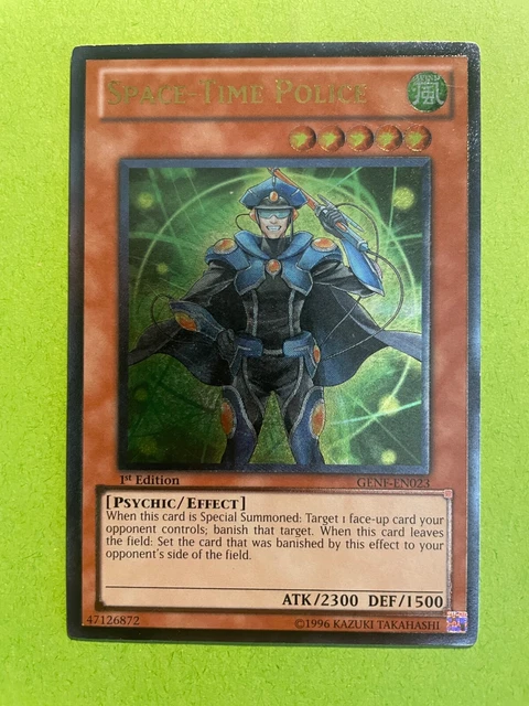 Yugioh Space-Time Police GENF EN023 Ultimate Rare 1st ED